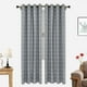 thumbnail image 1 of Cortinas opacas a cuadros de 2 paneles, estilo rústico, para sala de estar y dormitorio., 1 of 5