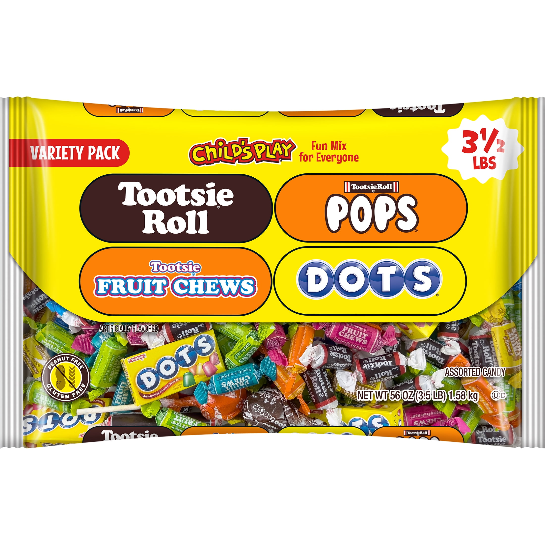 Childs Play Tootsie Asst (3.5 Lb) - Edibles - 138 Pieces - Walmart.com