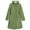 army green, variant on Tourist Raincoat Women Rain Poncho Coat Outdoor Lightweigh Waterproof Zipper Ladies Rainwear Long Size M-XXL