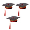 thumbnail image 4 of 3 Sets Paper Graduation Caps Kids DIY Graduation Hats Materials Party Favors, 4 of 8