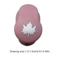 thumbnail image 2 of Hole Puncher Paper Punchers Circle Cards Labor-saving Decoration Tool Accessories Easy and Fast Manual Tools Consistent Design maple leaf, 2 of 5