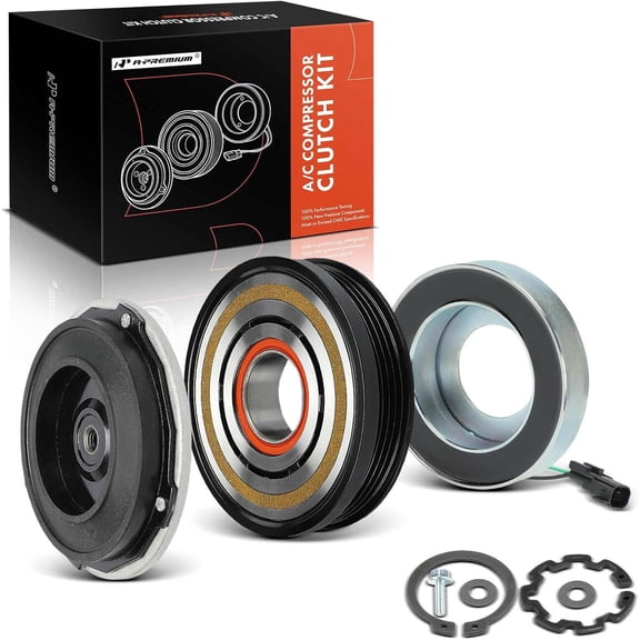 A-Premium Air Conditioner AC Compressor Clutch Kit Compatible with Ford F-150 F150 2017-2020, Expedition 2018-2021 & Lincoln Navigator 2018-2022, 3.5L