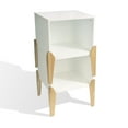 thumbnail image 4 of Atlantic Wood Open End Table, White, 4 of 9