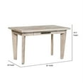 thumbnail image 7 of Panama Jack Boca Modern Rubberwood and Oak Veneers Writing Desk in Natural Oak, 7 of 7