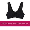 thumbnail image 3 of McKesson Surgical Bras, Light Compression Post-Surgical Bra - Black, 32 B/C/D, 1 Ct, 3 of 9