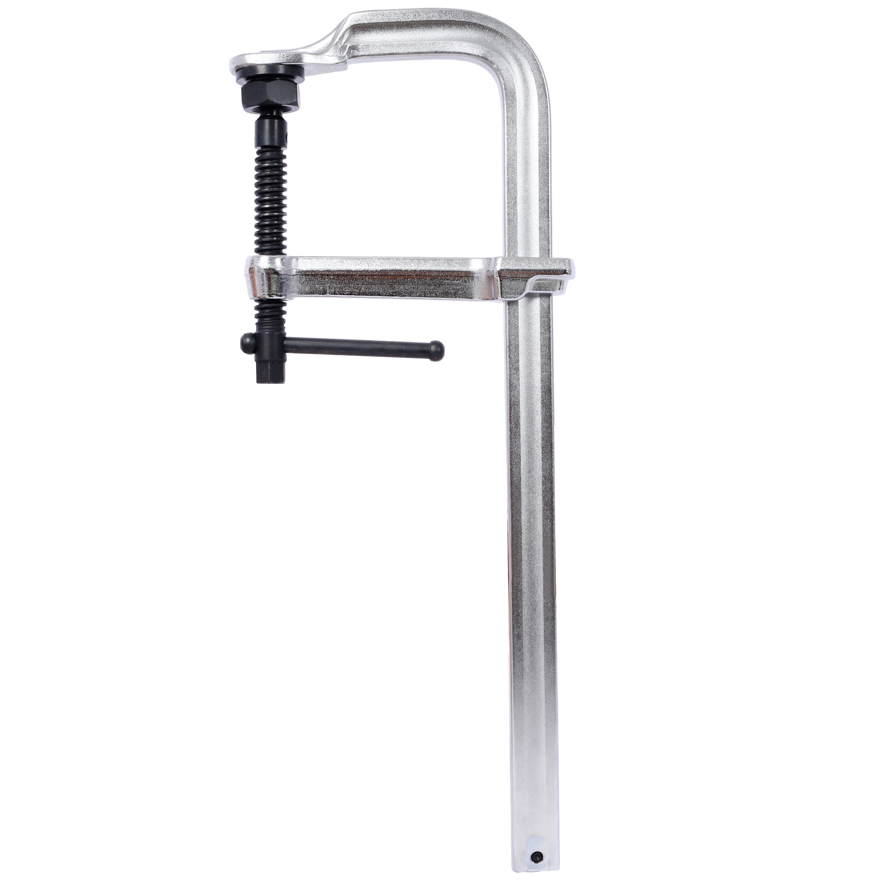 , Heavy-Duty F-Clamp,Removable Swivel Pad, Deep Throat F Clamp 5-1/2", Heavy Duty Bar Clamp for Welding,16"x5 1/2", Silver ,Steel ,