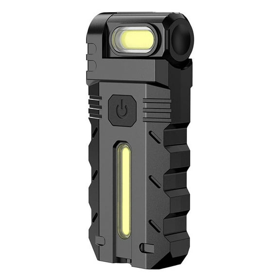 Rechargeable EDC Flashlight,Powerful RGB Flashlights, 1000 Lumens Portable Flat Mini Flashlights, IPX4 Waterproof,Magnetic Flash Lights for Signaling, Cycling, Outdoor or Indoor Use