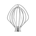 thumbnail image 1 of KitchenAid Ksm5thwss Fouet à Œufs en Acier Inoxydable pour 5ksm175 Satellite Silver, 1 of 1