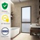 thumbnail image 4 of 2026 Pieces Window Film Privacy Blackout Window Film Opaque Electrostatic Window Film for Privacy Glass Privacy Window Office Home Bathroom Bedroom Ki, 4 of 5