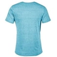 thumbnail image 2 of Casual Garb Men's Snow Heather Fitted T Shirt Short Sleeve Crew Neck T-Shirts for Men Turquoise Small, 2 of 5
