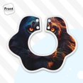 thumbnail image 3 of Hirioo Forest Cool Lion for Baby Cotton Petal Bib Drool Bibs for Baby Boy Unisex, 3 of 9