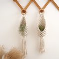 thumbnail image 2 of Colgador de plantas TUNC 2 piezas cesta de macramé suspendida con cuentas de madera, 2 of 4