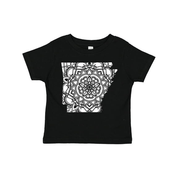 Inktastic Arkansas Silhouette Mandala Boys or Girls Toddler T-Shirt