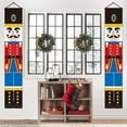 thumbnail image 5 of Christmas Nutcracker Banner Decorations Soldier Model Nutcracker Banners Outdoor Xmas Decor Nutcracker Hanging Sign Decor Banner for Door Porch Garden Yard, 11.8 x 70.8 in, 5 of 8