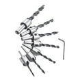 thumbnail image 3 of SOPOTUTU 7-Piece Countersink Drill Bit Set for Precision Drilling in Metal, Wood, Plastic - Engineer Tools, 3 of 8