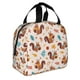 thumbnail image 2 of Easygdp Forest Squirrel Nuts Bolsa Térmica Premium - Tela Oxford Impermeable, Gran Capacidad, Bolsillo Frontal, Unisex para Trabajo, Escuela, Actividades al Aire Libre y Picnics, 2 of 8