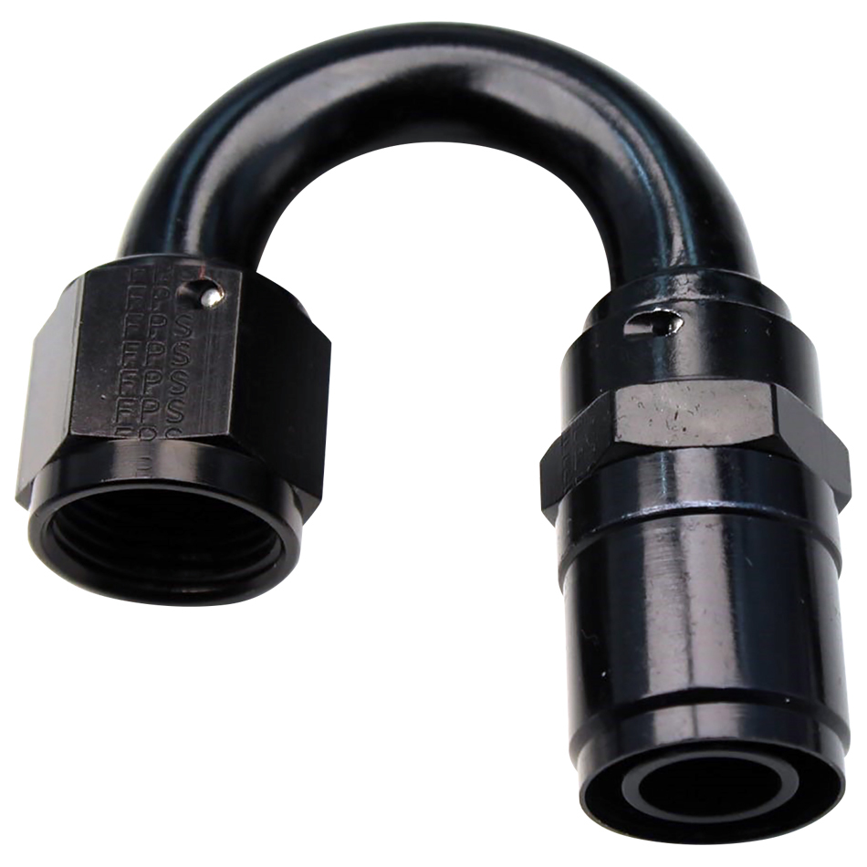 Fitting, Hose End, Crimp On, 180 Degree, 8 An Hose Crimp To 8 An Female