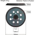 thumbnail image 2 of Almohadilla de lijado de repuesto con sistema de velcro para lijadoras orbitales DeWalt de 5 pulgadas (modelos DW420, DW421, DW423 y DW426) - Números de pieza D26451 y D26453, 2 of 5