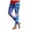 Blue, variant on Christmas Yoga Pants for Women Christmas Leggings for Women High Waisted Santa Claus Print Ankle Length Seasonal Printed Leggings Soft Brushed Pants Red,XL