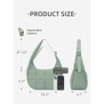 thumbnail image 2 of Bolso de hombro WESTBRONCO Small Puffer Crescent de nylon para mujer, 2 of 6