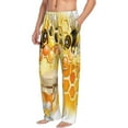 thumbnail image 2 of Balery Men'S Honey Bee Pants,Sleepwear Pants,Pajama Pants,Pj Bottoms Drawstring And Pockets-Large, 2 of 9