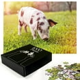 thumbnail image 2 of Ambesonne Farm Animal Jigsaw Puzzle Durable Cardboard, Pig with Spots, 1000 pcs, Multicolor, 2 of 5