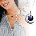 thumbnail image 3 of 12 Constellation Demi-Lune Signe du Zodiaque Astrologie Pendentif Collier, 3 of 10