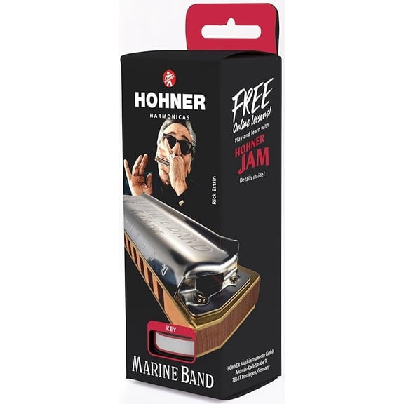 Hohner MBAND 1896 Marine Band Harmonica - A Major