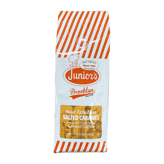 Junior's Most Fabulous Salted Caramel Ground Coffee, 12 oz bag