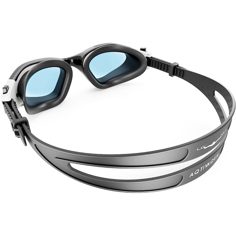 AqtivAqua Swimming Goggles, DX Wide View Swim Goggles for