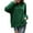 Green, variant on Fancyglim Women's Crew Neck Sweatshirt casual Long Sleeve Oversized Blouses White 4XL