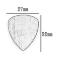 thumbnail image 4 of Elegir 2 piezas de púas de guitarra de madera Plectrum para guitarra acústica ukelele madera de nogal negro Tomshoo Elegir, 4 of 4