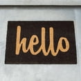 thumbnail image 3 of Calloway Mills Script Hello Outdoor Coir Doormat, 24" x 36", 3 of 6