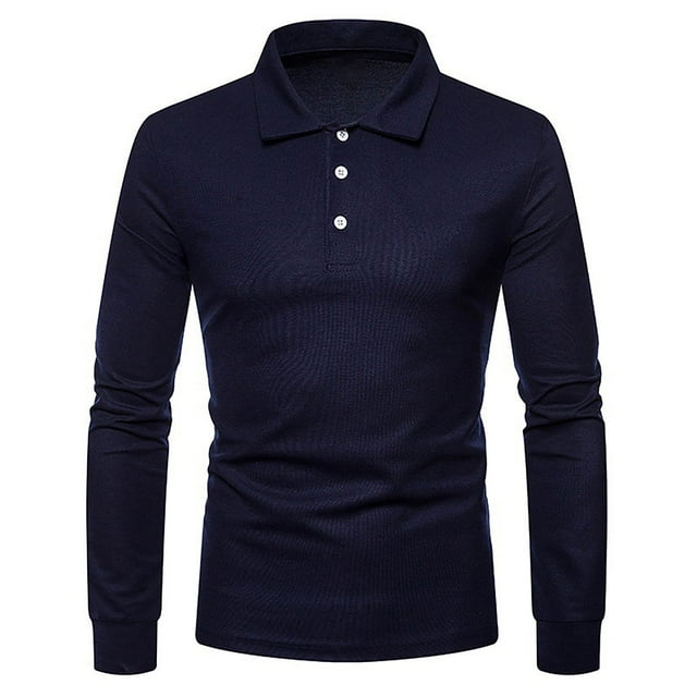 Birdeem Mens Button Up Shirtsmens Long Sleeved Solid Color Button Up Collar Topmens Button Up Shirts Long Sleeve