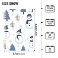 thumbnail image 2 of FORMRS 1-Subject Spiral Notebook 8" x 5" College Ruled 60 Refillable Sheet A5 Hard Cover, 2 Pack, Cartoon Snowmen, 2 of 7