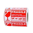 thumbnail image 1 of HLONK 300pcs Fragile Label Stickers Handle with Care Shipping Moving Stickers, 1 of 6