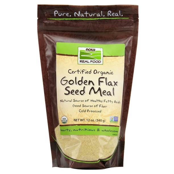 NOW Foods Golden Flax Meal 12 Oz