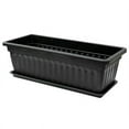 thumbnail image 2 of Flower Window Pp Resin Rectangular Window Planters Vegetables Growing Container Garden Flower Plant Pot for Balcony with Tray, 2 of 2