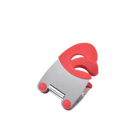 

Stainless Steel Pot Clip Scoop Clamp Tongs Holder Spoon Clips for Pot Pan Spoon Spatula Storage Rack Kitchen Cooking Tools