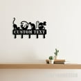 thumbnail image 5 of Craftnamesign Custom Cat Love Metal Key Holder, Cat Lover Gift, Cat Metal Coat Rack, Cat Key Hanger, 5 of 5