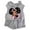 AB17 Grey1, variant on Bainana 2 Pieces Outfit Set For Girls Toddler Cartoon Print Sleeveless Hoodie Tops And Shorts Set Lightweight Breathable Infant Girls Summer School Play Party Outfits Size 18-24 Months Grey1