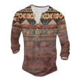 thumbnail image 1 of T-Shirts Male Spring Sports Colorblock Gradient Round Neck Pullover Short Sleeve Athletic Shirts Mens Wine L, 1 of 3