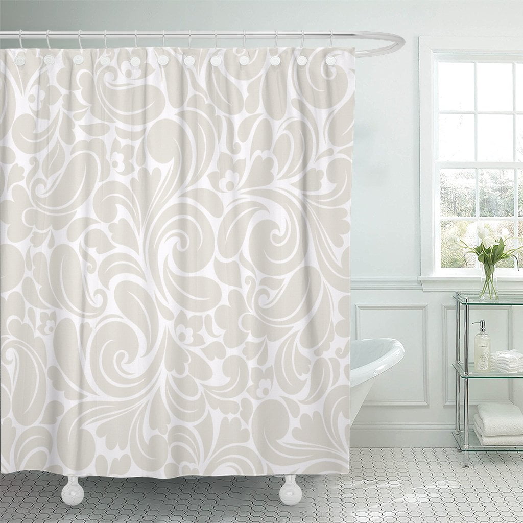 PKNMT Pattern of Light Beige Color in The Damascus Classic Polyester