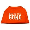 thumbnail image 1 of Bad To The Bone Dog Shirt Orange Sm (10), 1 of 1