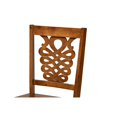 thumbnail image 5 of Baxton Studio Mina Modern and Contemporary Transitional Walnut Brown Finished Wood 5-Piece Dining Set, 5 of 5