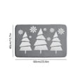 thumbnail image 3 of Qocolhg Outdoor Christmas Decorations Indoor, Christmas Rug Christmas Snowflake Rugs Christmas Tree Carpet Washable Non Slip Absorbent Easy Care Holiday Decor For LivingRoom Bath Door Festive Carpet, 3 of 7