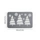 thumbnail image 3 of Fiudx Alfombra Navideña con Copos de Nieve, Suave Terciopelo, Base Antideslizante, Absorbente de Agua, Lavable a Máquina, Decoración Navideña para Baño, Ideal para Sala de Estar y Dormitorio, 40 X 60, 3 of 6