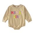 thumbnail image 1 of Gibobby Mameluco niña Sudadera con estampado de animados de manga larga navideña para niños y niñas(Beige, 3-6 Meses), 1 of 5