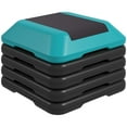 thumbnail image 1 of Soozier Aerobic Exercise Step, 5-Level Height Adjustable Stepper, Blue, 1 of 10