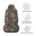 thumbnail image 4 of Wukai Mushrooms And Flowers Full Set Car Seat Covers with Soft Padding Universal Auto Front Seats Protector and Cushion Mat, 4 of 5